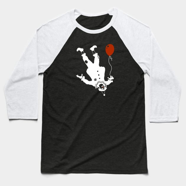 Down with the Clown Baseball T-Shirt by Owllee Designs